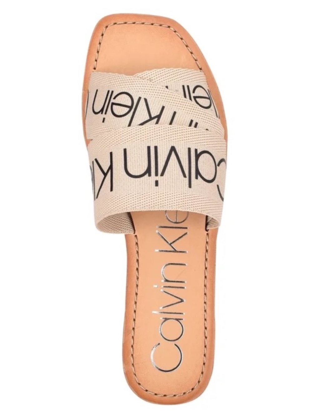 Calvin Klein Bainy Logo Slide Sandals – Size 7